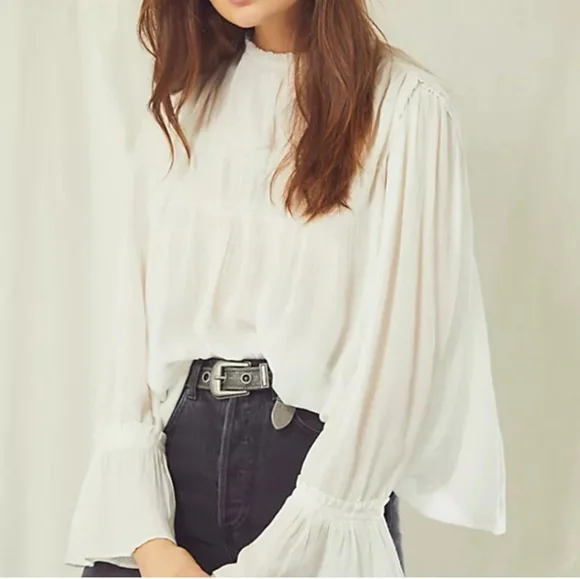 FREE PEOPLE Kelsey White Top - Picture 3 of 6